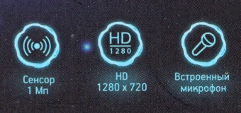 Камера Web Оклик OK-C012HD черный 1Mpix (1280x720) USB2.0 с микрофоном - купить недорого с доставкой в интернет-магазине