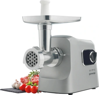 Мясорубка Gorenje MG2500DS 2500Вт серый/серебристый - купить недорого с доставкой в интернет-магазине