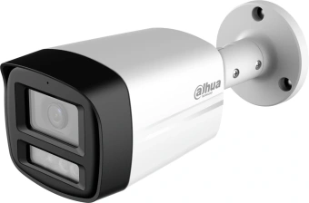 Камера видеонаблюдения аналоговая Dahua DH-HAC-HFW1200TLMP-IL-T-0280B 2.8-2.8мм HD-CVI HD-TVI цв. корп.:белый - купить недорого с доставкой в интернет-магазине
