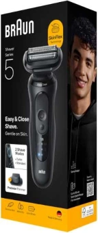Бритва сетчатая Braun 52-N1200s реж.эл.:3 питан.:аккум. белый - купить недорого с доставкой в интернет-магазине