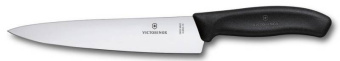 Нож кухонный Victorinox Swiss Classic (6.8003.19B) стальной разделочный лезв.190мм прямая заточка черный блистер - купить недорого с доставкой в интернет-магазине
