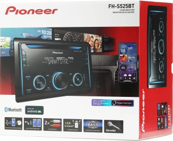 Автомагнитола Pioneer FH-S525BT 2DIN 4x50Вт RDS - купить недорого с доставкой в интернет-магазине