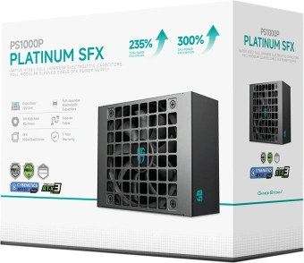 Блок питания Deepcool SFX 1000W PS1000P (20+4pin) APFC 90mm fan 8xSATA Cab Manag RTL - купить недорого с доставкой в интернет-магазине