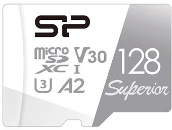 Флеш карта microSDXC 128GB Silicon Power SP128GBSTXDA2V20 Superior w/o adapter - купить недорого с доставкой в интернет-магазине