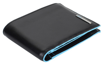 Кошелек мужской Piquadro Blue Square PU1240B2R/N черный натур.кожа - купить недорого с доставкой в интернет-магазине