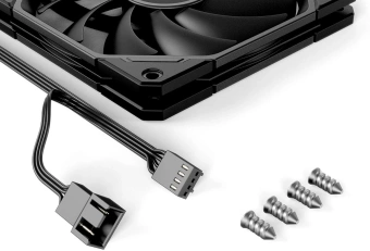 Вентилятор для корпуса ID-Cooling TF-12015-K 120х120x15 черный 4-pin 35дБ Ret - купить недорого с доставкой в интернет-магазине