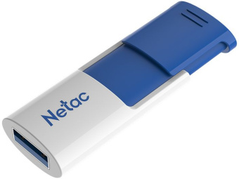 Флеш Диск Netac 512Gb U182 NT03U182N-512G-30BL USB3.0 синий/белый - купить недорого с доставкой в интернет-магазине