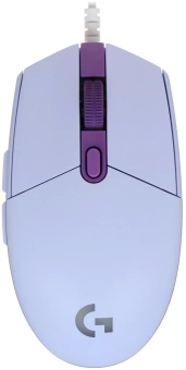 Мышь Logitech G102 LightSync сиреневый оптическая 8000dpi USB 6but (910-005857) - купить недорого с доставкой в интернет-магазине