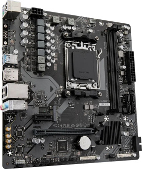 Материнская плата Gigabyte A620M H SocketAM5 AMD A620 2xDDR5 mATX AC`97 8ch(7.1) GbLAN RAID+HDMI+DP - купить недорого с доставкой в интернет-магазине
