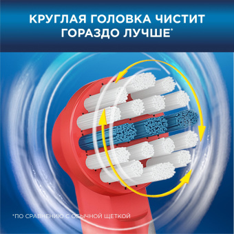Набор электрических зубных щеток Oral-B Family Edition Pro 1 700+Kids Cars черный/красный - купить недорого с доставкой в интернет-магазине