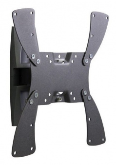 Кронштейн для телевизора Holder LCDS-5019 черный 22"-42" макс.30кг настенный поворот и наклон - купить недорого с доставкой в интернет-магазине