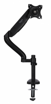 Кронштейн для мониторов ЖК Buro M10 черный 17"-27" макс.9кг крепление к столешнице поворот и наклон - купить недорого с доставкой в интернет-магазине