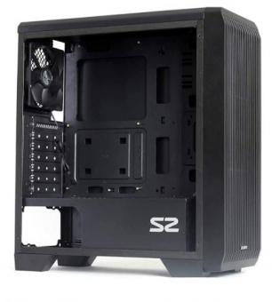 Корпус Zalman S2 черный без БП ATX 2x120mm 2xUSB2.0 1xUSB3.0 audio bott PSU - купить недорого с доставкой в интернет-магазине