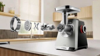 Мясорубка Bosch Series 8 MFWS820M 2500Вт черный - купить недорого с доставкой в интернет-магазине