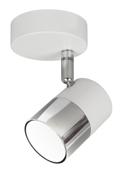 Светильник Hiper Alba H078-1 потолоч. белый/хром - купить недорого с доставкой в интернет-магазине