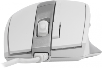 Мышь A4Tech Fstyler FM45S Air белый/серебристый оптическая 2400dpi silent USB 7but (FM45S AIR USB (SILVER WHITE)) - купить недорого с доставкой в интернет-магазине