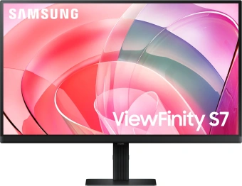 Монитор Samsung 27" ViewFinity S7 S27D700EAUXEN черный IPS LED 5ms 16:9 HDMI M/M матовая 1000:1 350cd 178гр/178гр 3840x2160 60Hz DP Quad 4K (2160p) USB 5кг - купить недорого с доставкой в интернет-магазине