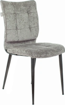 Стул для дома Бюрократ CH-K10 серый Light 19 металл черный на ножках (CH-K10_1/LT19) - купить недорого с доставкой в интернет-магазине