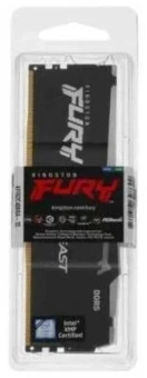 Память DDR5 32GB 5200MHz Kingston KF552C40BBA-32 Fury Beast Black RGB RTL Gaming PC5-41600 CL40 DIMM UDIMM 288-pin 1.25В dual rank с радиатором Ret - купить недорого с доставкой в интернет-магазине
