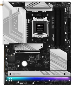 Материнская плата Asrock B850 PRO RS WIFI Socket AM5 AMD B850 4xDDR5 ATX AC`97 8ch(7.1) 2.5Gg RAID+HDMI - купить недорого с доставкой в интернет-магазине