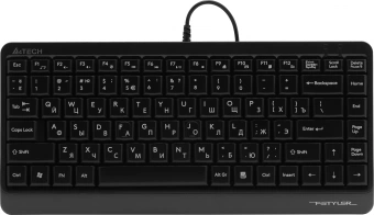 Клавиатура + мышь A4Tech Fstyler F1110 клав:черный/серый мышь:черный/серый USB Multimedia (F1110 GREY) - купить недорого с доставкой в интернет-магазине