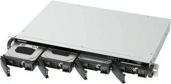 Сетевое хранилище NAS Qnap TS-433EU 4-bay стоечный Cortex-A55 - купить недорого с доставкой в интернет-магазине