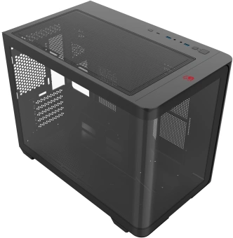 Корпус Bloody BD-CC112 черный без БП mATX 9x120mm 2xUSB3.0 audio bott PSU - купить недорого с доставкой в интернет-магазине