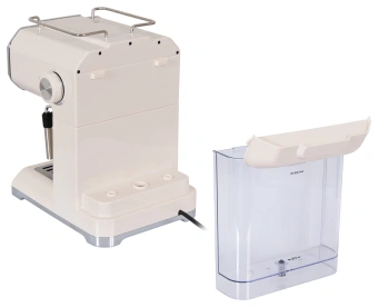 Кофеварка рожковая Hyundai HEM-5300 850Вт бежевый/серебристый - купить недорого с доставкой в интернет-магазине