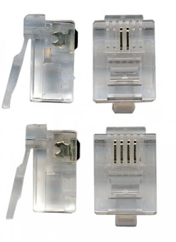 Коннектор Lanmaster TWT-PL12-6P6C/100 RJ12 - купить недорого с доставкой в интернет-магазине