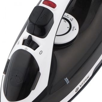 Утюг Vitek Metropolis 8338-VT-01 2200Вт черный/белый - купить недорого с доставкой в интернет-магазине