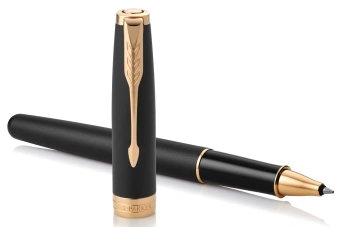 Ручка роллер Parker Sonnet Core T528 (1931518) Matte Black GT F черн. черн. подар.кор. - купить недорого с доставкой в интернет-магазине