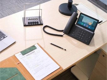 Телефон IP Yealink SIP-T87W черный - купить недорого с доставкой в интернет-магазине
