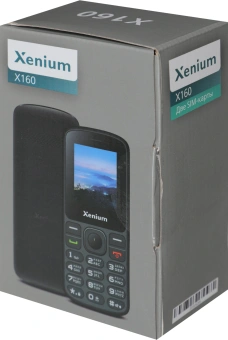 Мобильный телефон Xenium X160 черный моноблок 1.77" 128x160 Nucleus GSM900/1800 MP3 - купить недорого с доставкой в интернет-магазине