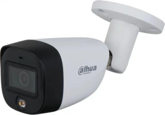 Камера видеонаблюдения аналоговая Dahua DH-HAC-HFW1200CMP-IL-A-0280B-S6 2.8-2.8мм HD-CVI HD-TVI цв. корп.:белый (DH-HAC-HFW1200CMP-IL-A-0280B) - купить недорого с доставкой в интернет-магазине