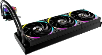 Система водяного охлаждения Formula Oasis L360 ARGB Soc-AM5/AM4/1200/2066/1700/1851 черный 4-pin 1-27dB Al+Cu 360W Ret (OASIS L360 ARGB BK) - цена, купить или заказать с доставкой в интернет-магазине Система водяного охлаждения Formula Oasis L360 ARGB Soc-AM5/AM4/1200/2066/1700/1851 черный 4-pin 1-27dB Al+Cu 360W Ret (OASIS L360 ARGB BK) - купить недорого с доставкой в интернет-магазине