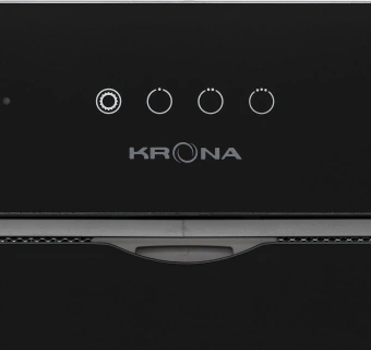 Вытяжка встраиваемая Krona Arven 600 S черный управление: сенсорное (1 мотор) - купить недорого с доставкой в интернет-магазине