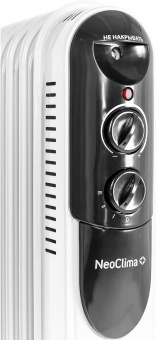 Радиатор масляный Neoclima NC 9307 1500Вт белый - купить недорого с доставкой в интернет-магазине