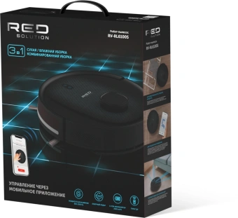Пылесос-робот Red Solution RV-RL6100S 35Вт черный - купить недорого с доставкой в интернет-магазине
