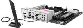 Материнская плата Asus ROG STRIX B760-G GAMING WIFI Soc-1700 Intel B760 4xDDR5 mATX AC`97 8ch(7.1) 2.5Gg RAID+HDMI+DP - купить недорого с доставкой в интернет-магазине