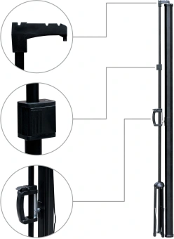 Экран Lumien 100" 130x227см Eco Picture LEV-100115 16:9 напольный натяжной белый - купить недорого с доставкой в интернет-магазине