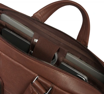 Деловая сумка Piquadro Cronus CA6025S134/M с отделением для ноутбука коричневый натур.кожа - купить недорого с доставкой в интернет-магазине