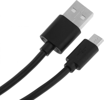 Кабель KingPrice KP-microUSB-2.4A-1.5m USB (m)-micro USB (m) 1.5м черный - купить недорого с доставкой в интернет-магазине