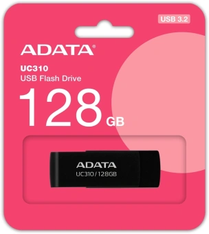 Флеш Диск A-Data 128GB UC310 UC310-128G-RBK USB3.2 черный - купить недорого с доставкой в интернет-магазине