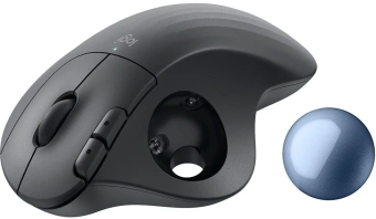 Трекбол Logitech M575S черный оптическая 2000dpi беспров. BT/Radio USB2.0 (910-007035) - купить недорого с доставкой в интернет-магазине