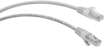 Патч-корд Cabeus PC-FTP-RJ45-CAT.5E-20M-LSZH F/UTP RJ-45 вил.-вилка RJ-45 кат.5E 20м серый LSZH - купить недорого с доставкой в интернет-магазине