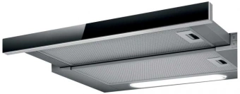 Вытяжка встраиваемая Elica Elite 14 Lux GRVT/A/90 серебристый/стекло черное управление: кнопочное (1 мотор) - купить недорого с доставкой в интернет-магазине