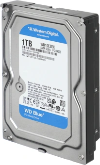 Жесткий диск WD SATA-III 1TB WD10EZEX Desktop Caviar Blue (7200rpm) 64Mb 3.5" - купить недорого с доставкой в интернет-магазине