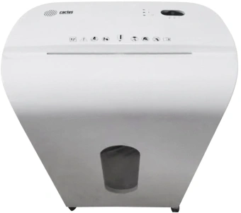 Шредер Cactus CS-SH-K4 белый (секр.P-4) фрагменты 12лист. 17лтр. скрепки скобы пл.карты - купить недорого с доставкой в интернет-магазине