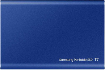 Накопитель SSD Samsung USB-C 2TB MU-PC2T0H/WW T7 1.8" синий - купить недорого с доставкой в интернет-магазине