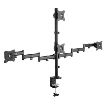 Кронштейн для мониторов Arm Media LCD-T16 черный 15"-32" макс.40кг настольный поворот и наклон верт.перемещ. - цена, купить или заказать с доставкой в интернет-магазине Кронштейн для мониторов Arm Media LCD-T16 черный 15"-32" макс.40кг настольный поворот и наклон верт.перемещ. - купить недорого с доставкой в интернет-магазине